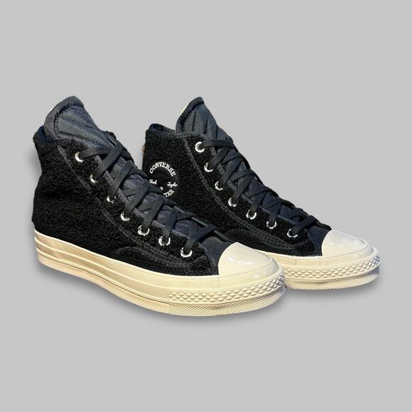 Converse Chuck 70 High Top Sherpa Black Men’s Size 6 / Women’s 8 - Picture 1 of 8